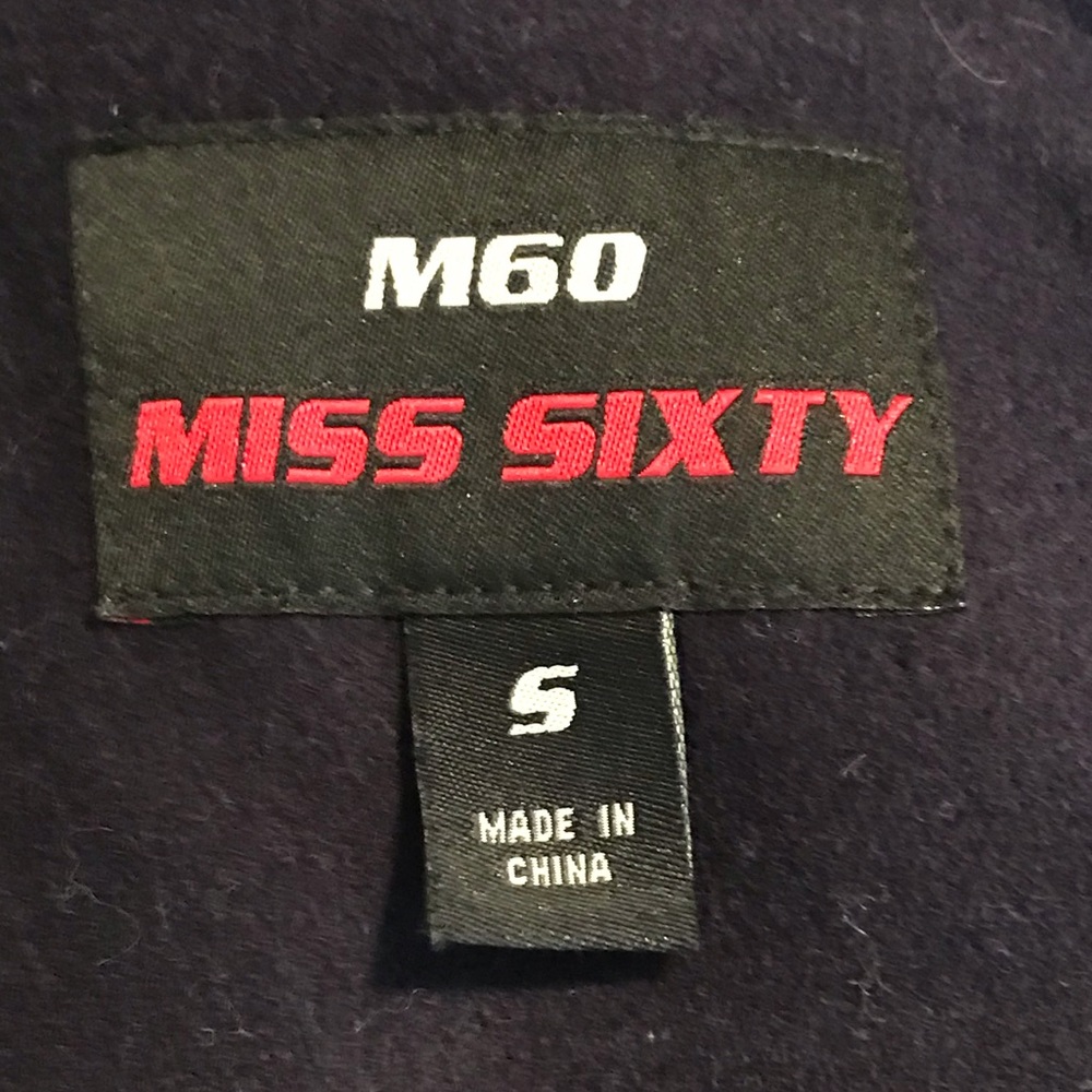 Miss Sixty Purple Military Style Coat - Picture 9 of 12